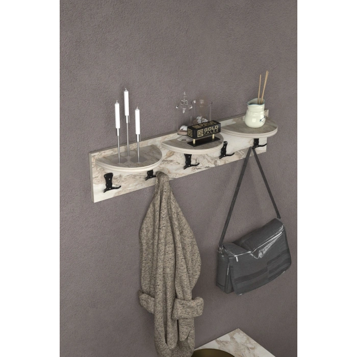 Askılık Duvar Elbise Askılığı Portmanto 80 Cm Efes