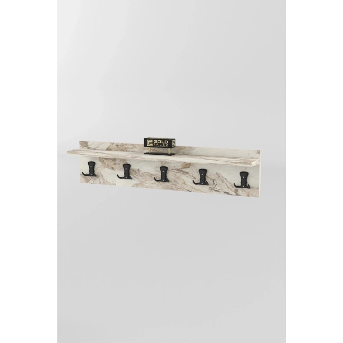 Askılık Duvar Elbise Askılığı Portmanto 80 Cm Efes Düz