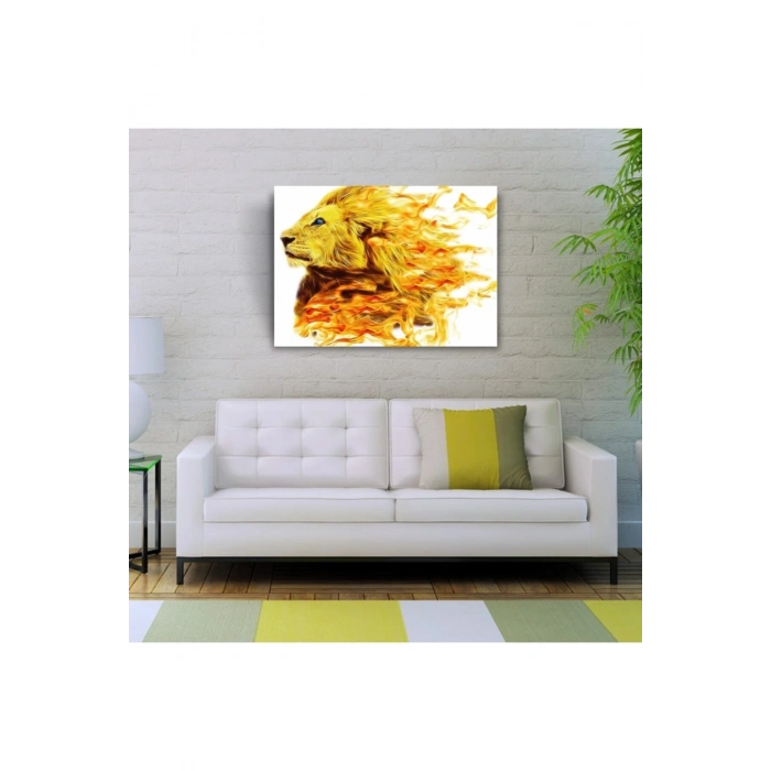 Aslan Kral Canvas Tablo (50x70)