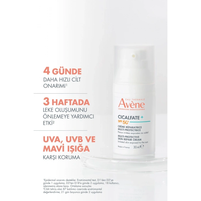 Avene Cicalfate+ Multi Protectice Skin Repair Cream SPF50+ Yüksek Korumalı Cilt Onarıcı Bakım Kremi 30 ml