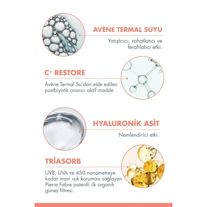 Avene Cicalfate+ Multi Protectice Skin Repair Cream SPF50+ Yüksek Korumalı Cilt Onarıcı Bakım Kremi 30 ml