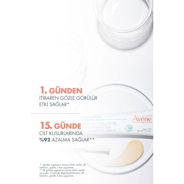 Avene Cleanance Cilt Kusurları İçin Yoğun Etkili Peeling Krem 40 ml
