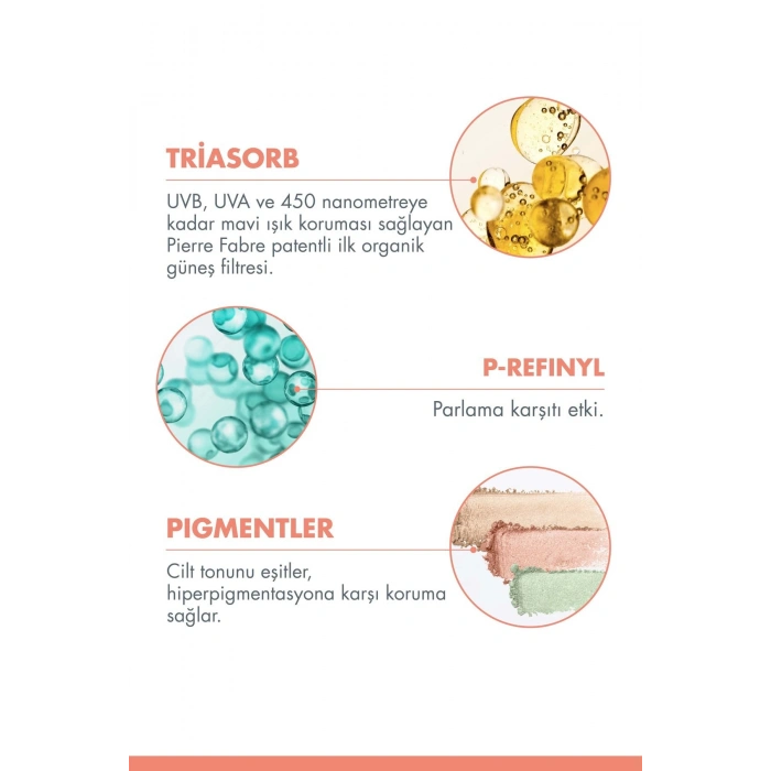 Avene Solaire Ultra Fluid Perfector Spf50+ Cilt Tonu Eşitleyici Renkli Güneş Kremi 50 ml