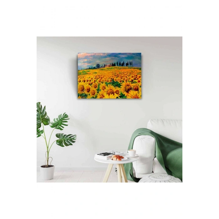 Ayçiçek Tarlası Canvas Tablo (50x70)