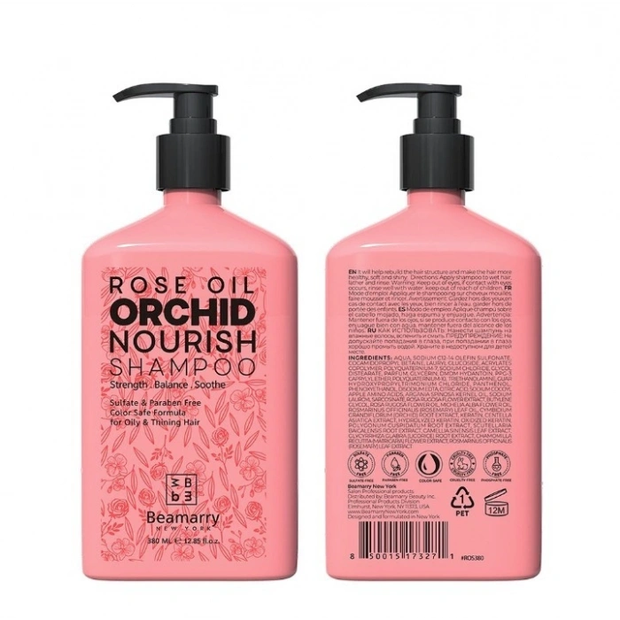 Beamarry Rose Oil Orchıd Nourish Shampoo 380 ml
