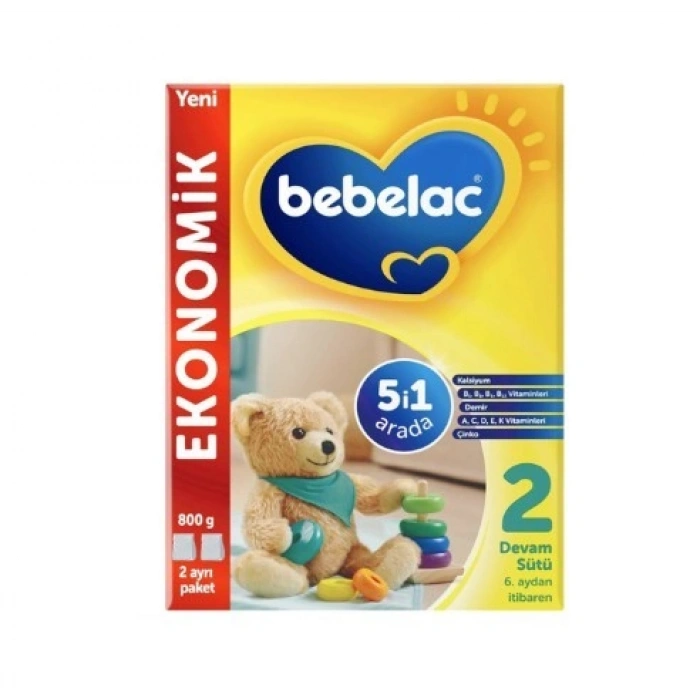Bebelac 2 Devam Sütü 6 Ay+ 800 gr