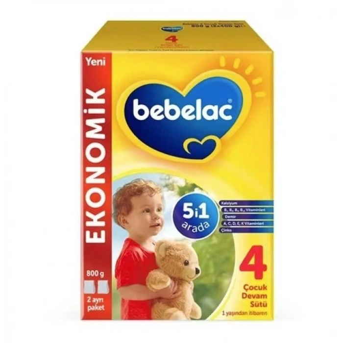 Bebelac 4 Çocuk Devam Sütü 1 Yaş+ 800 gr