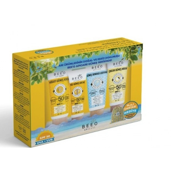 Beeo Apicare Avantajlı Paket - Plaj Çantası Hediyeli