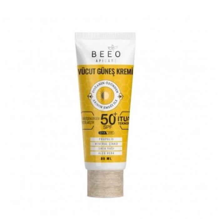 Beeo Apicare Vücut Güneş Kremi Spf50+ 80 ml