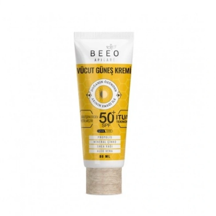 Beeo Apicare Vücut Güneş Kremi Spf50+ 80 ml