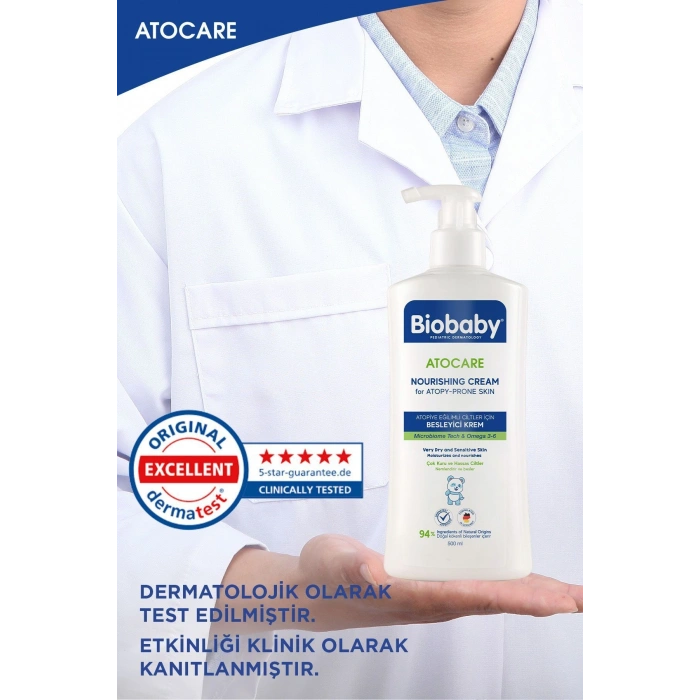 Biobaby Atocare Besleyici Krem 500 ml
