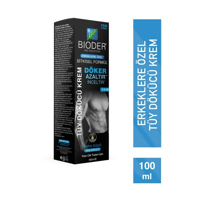 Bioder Tüy Dökücü Krem Erkeklere Özel 100 ml