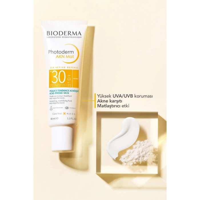 Bioderma Photoderm AKN Mat Spf30 Güneş Kremi 40 ml