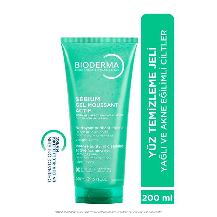 Bioderma Sebium Foaming Gel Actif 200 ml
