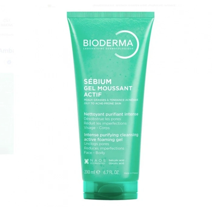 Bioderma Sebium Foaming Gel Actif 200 ml