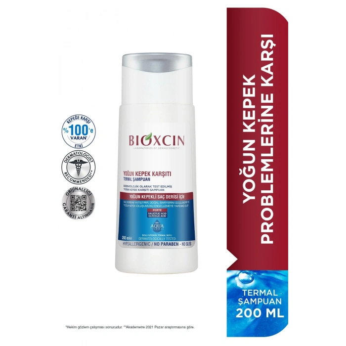 Bioxcin Aqua Thermal Yoğun Kepek Karşıtı Şampuan 200 ml