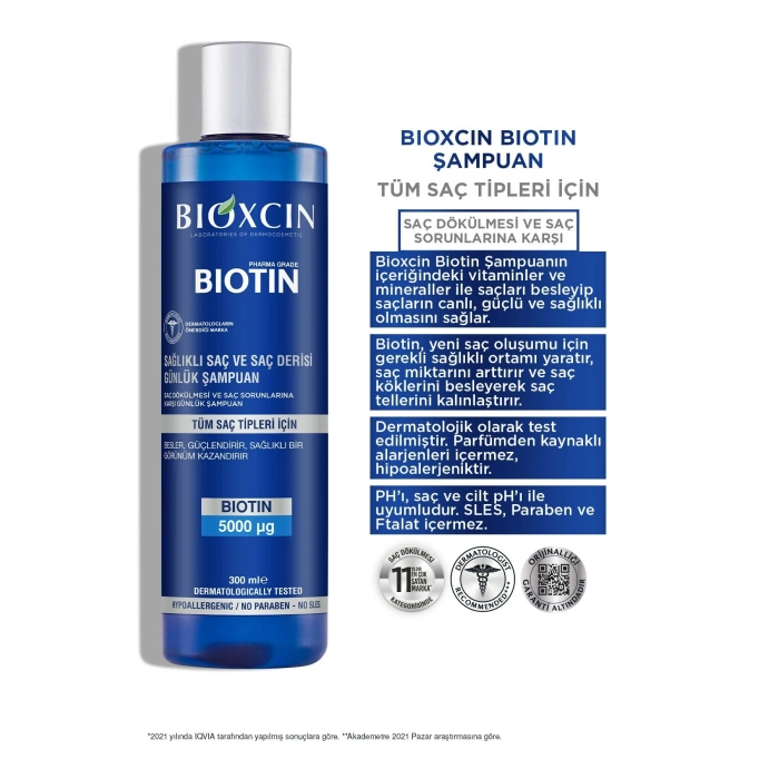 Bioxcin Biotin Şampuan 300 ml