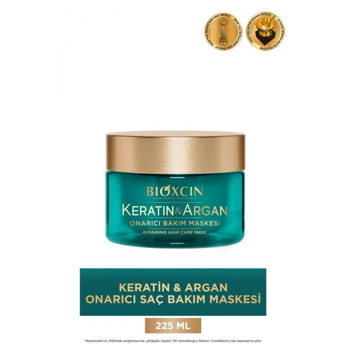 Bioxcin Keratin & Argan Onarıcı Bakım Maskesi 225 ml