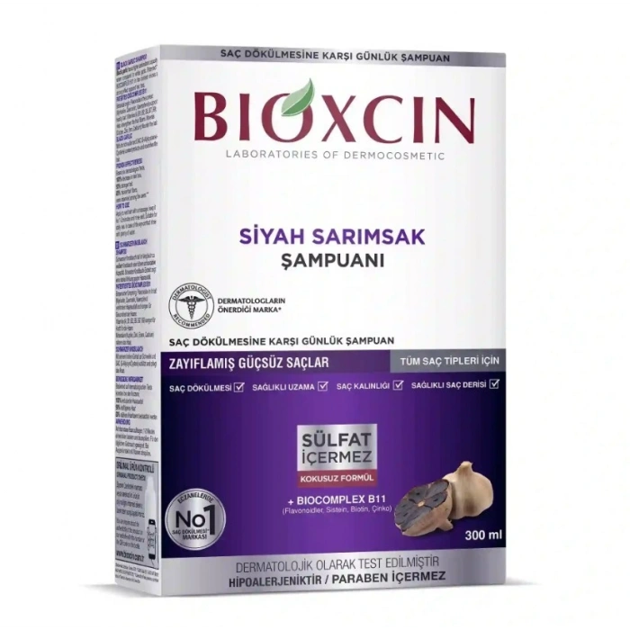 Bioxcin Siyah Sarımsak Şampuanı 300 ml