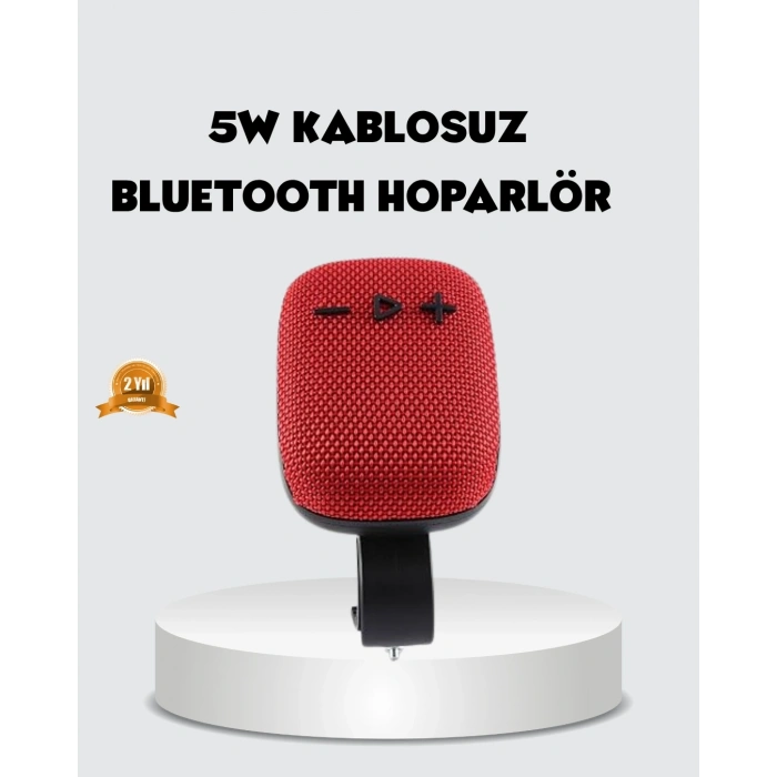 Bluetooth 5.1 Kablosuz Hoparlör – Güçlü Bas, FM Radyo ve Çoklu Giriş Destekli