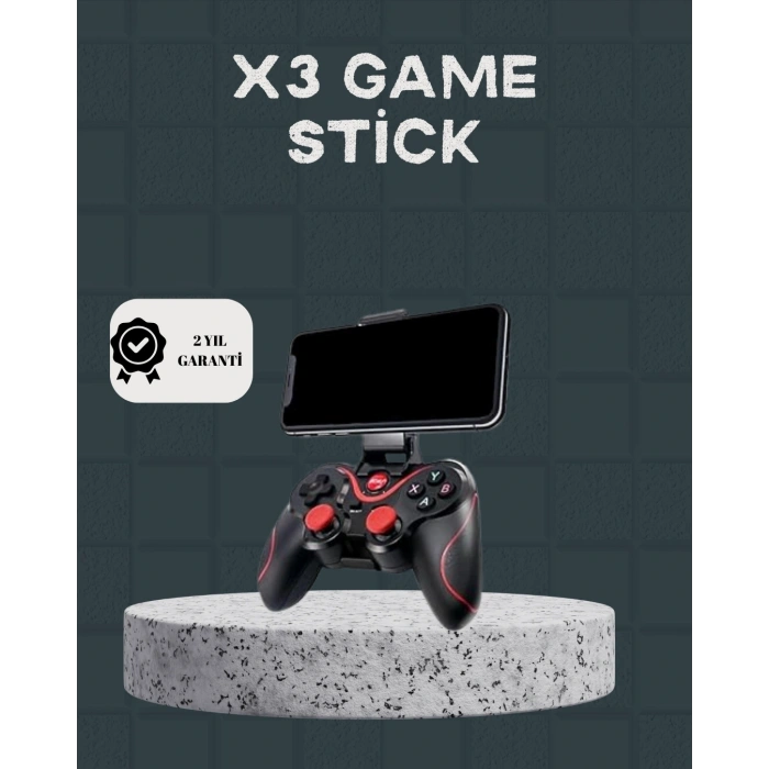 Bluetooth Kablosuz Oyun Kumandası – Android, iOS, PC Uyumlu