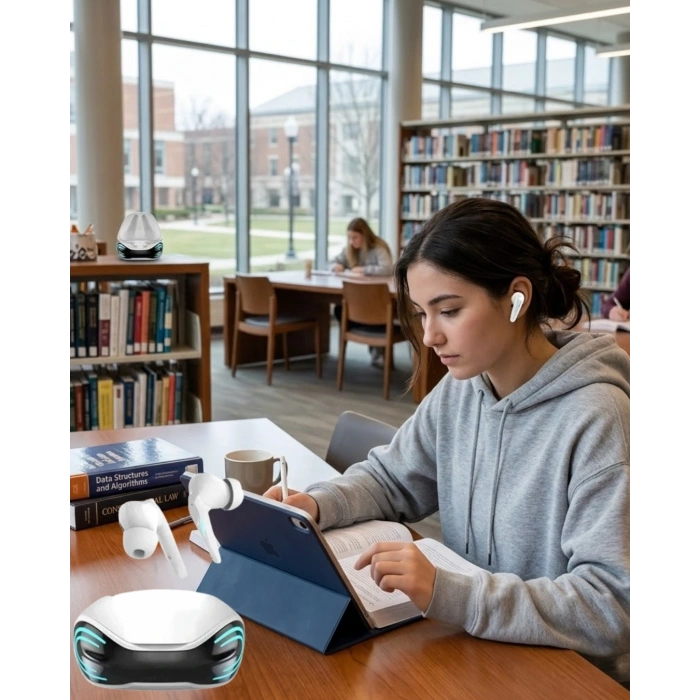 Bluetooth Kulaklık Çift Mikrofon  iPhone 11 iPhone 12 Samsung S23 Redmi Uyumlu