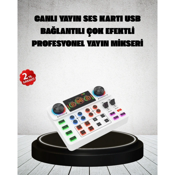 Canlı Yayın ve Karaoke İçin Profesyonel Ses Kartı Bluetooth Destekli