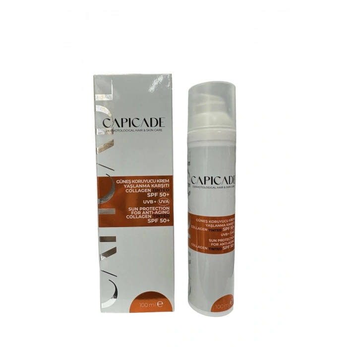 Capicade Güneş Koruyucu Krem Collagen Tinted Spf 50+ 100 ml