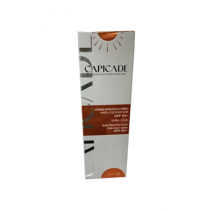 Capicade Güneş Koruyucu Krem Yağlı Ciltler İçin Spf 50+ 100 ml