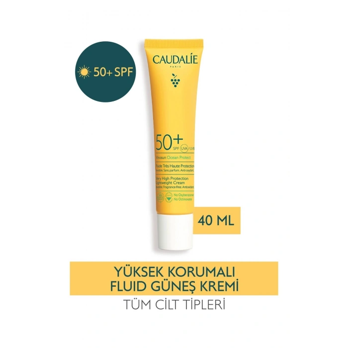 Caudalie Vinosun Ocean Protect Fluide UVA/UVB SPF50+ 40 ml
