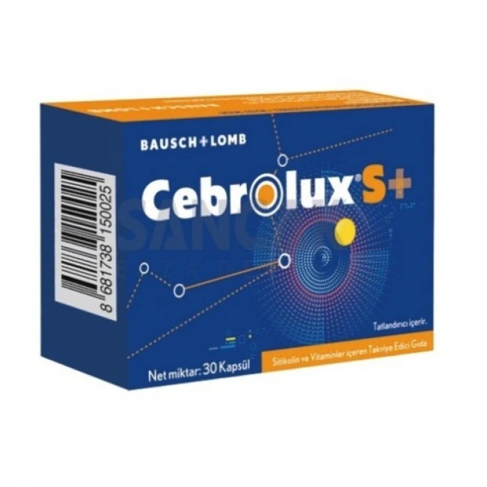 Cebrolux S+ Sitikolin Vitamin 30 Kapsül