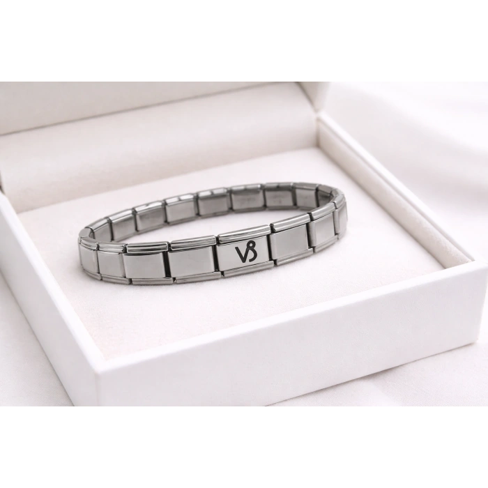 Çelik Nomination Bileklik Oğlak Burcu | Paslanmaz Çelik Burç Bilekliği | Şık ve Dayanıklı Takı