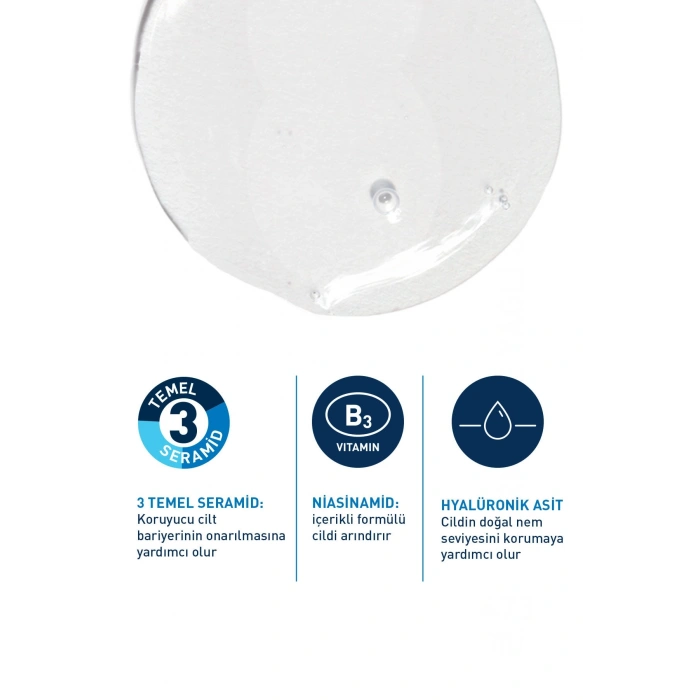 CeraVe Normal Ve Yağlı Ciltler İçin Köpüren Temizleyici 236 ml