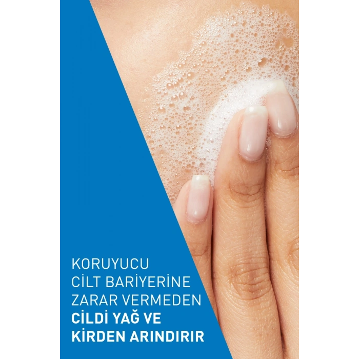 CeraVe Normal Ve Yağlı Ciltler İçin Köpüren Temizleyici 236 ml