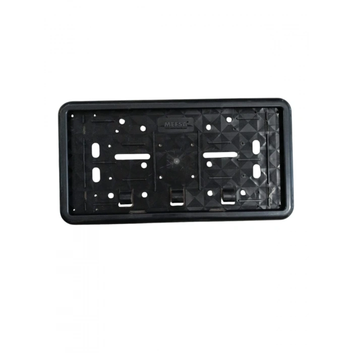 Çerçeveli Dikdörtgen  Plakalık Plaka Altlığı Siyah 32X17cm 1 Adet
