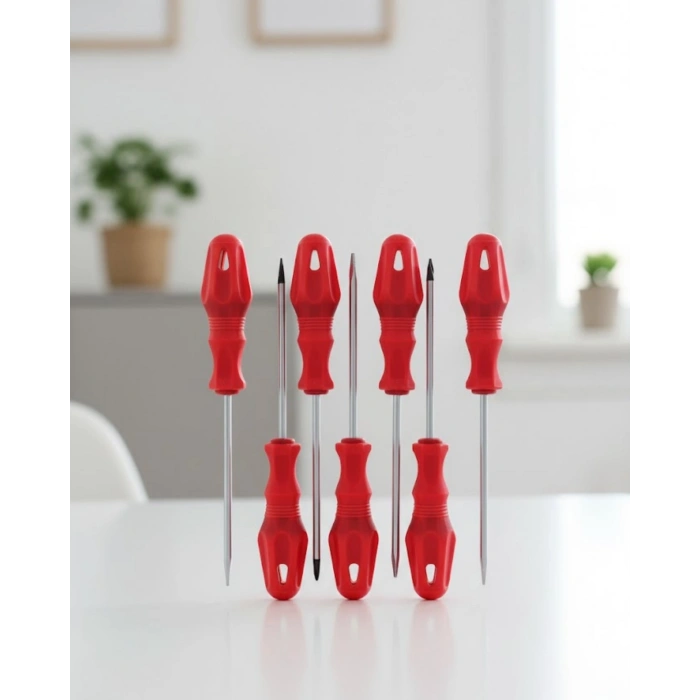 Çeşitli Vidalama İşleri İçin 7li Tornavida Takımı