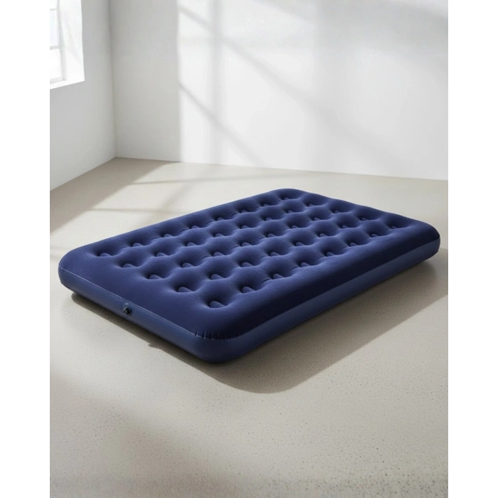 Çift Kişilik Şişme Yatak Dayanıklı Vinil Kamp ve Misafir Kullanımına Uygun