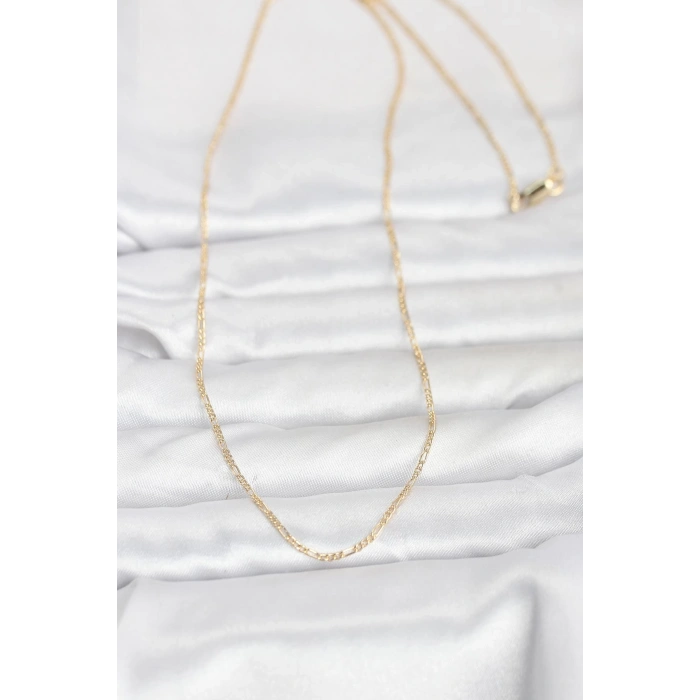 CM 14K Gold Renk 60 cm Zincirli Kadın Kolye