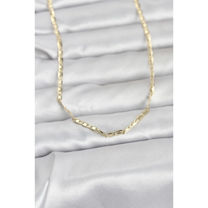 CM 14K Gold Renk Gemici Zincir Model 60 cm Kadın Kolye