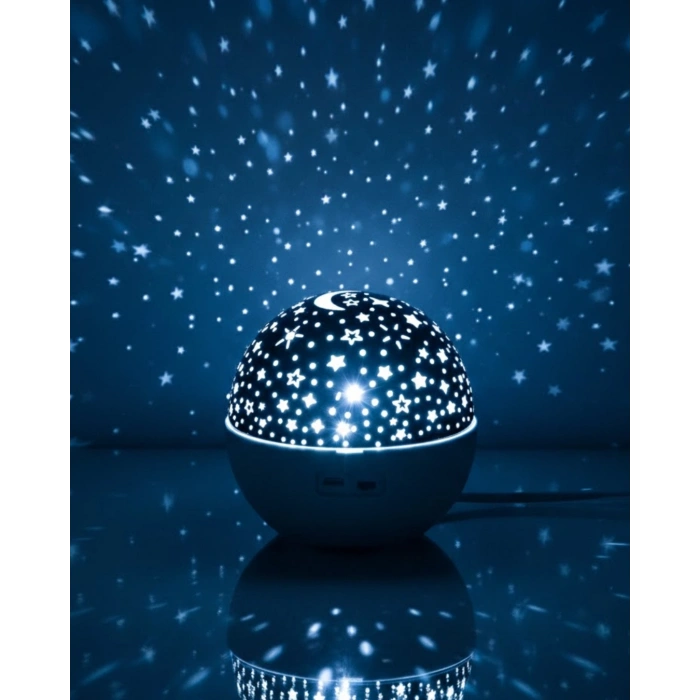 Çocuk ve Yetişkinler İçin Yıldız Projektör Gece Işığı