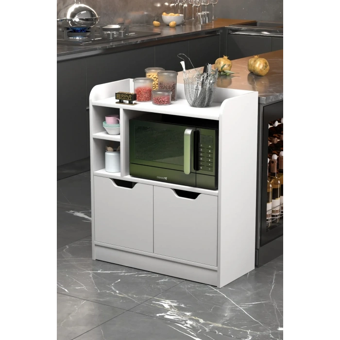 Çok Amaçlı Fırın Dolabı Beyaz