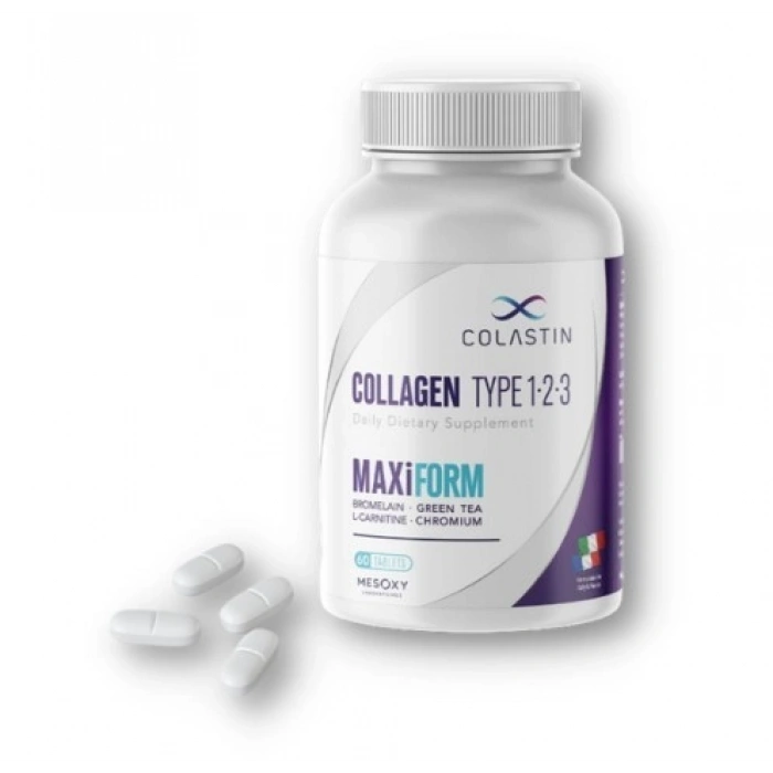 Colastin MaxiForm Kolajen 1-2-3 Güzellik ve Form Bir Arada 60 Tablet