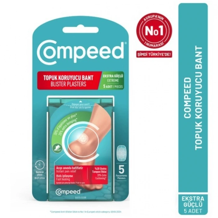 Compeed Topuk Koruyucu Bant Extra Güçlü 5li