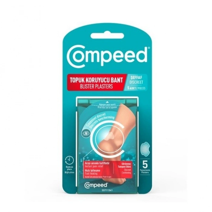Compeed Topuk Koruyucu Bant Şeffaf 5li