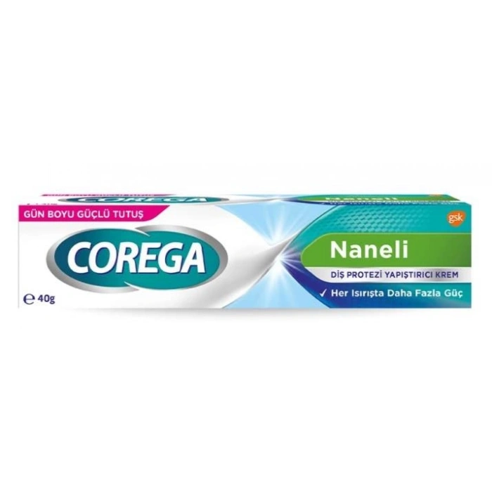 Corega Diş Protezi Yapıştırıcı Krem Naneli 40 gr
