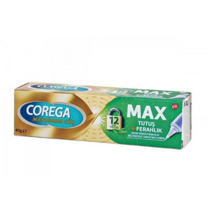 Corega Max Tutuş Ferahlık Diş Protezi Yapıştırıcı 40 gr