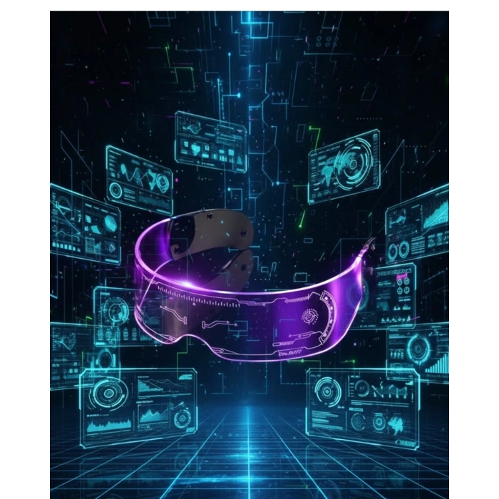 Cyberpunk LED Gözlük Çok Modlu Işıklı Parti ve Festival Aksesuarı
