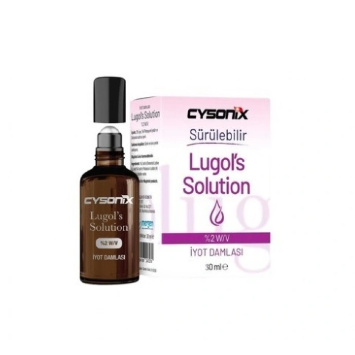 Cysonix Sürülebilir Lugol Solution %2 30 ml