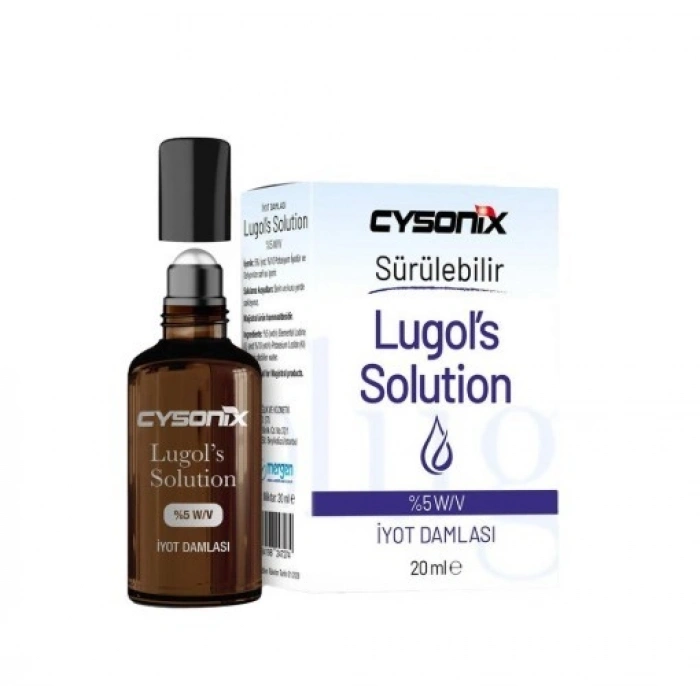 Cysonix Sürülebilir Lugol Solution %5 20 ml