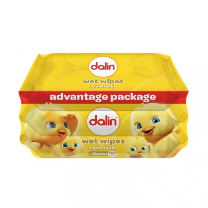 Dalin Islak Havlu 3lü Paket - 56 Adet x 3